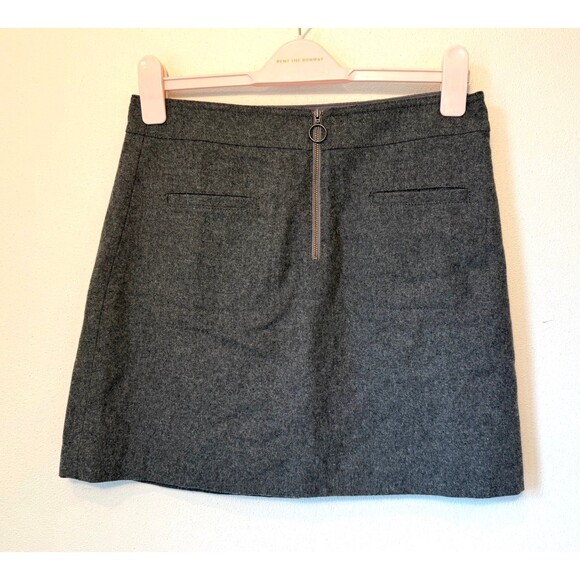 Madewell Dresses & Skirts - Grey Wool Madewell Mini Skirt, Madewell Skirt